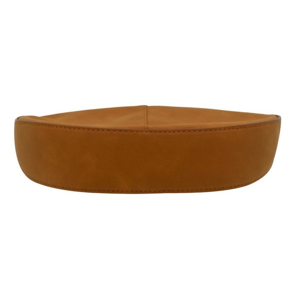 Universal Thread Slouched Half-Moon Shoulder Bag in Brown with Gold Chain Strap - Picture 4 of 11